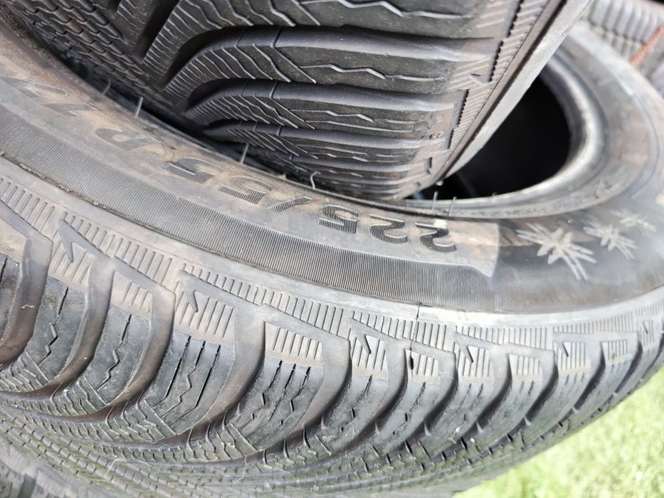 2 бр зимни 225/55/17 дот 24г Michelin