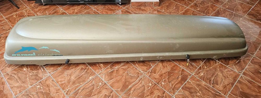 Cutie Portbagaj KAMEI Delphin 260 L (230 cm) - Ideală Lansete/Schiuri