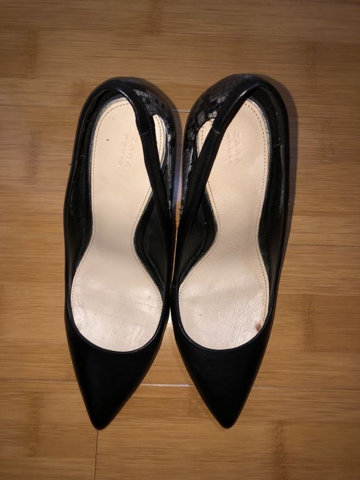 Stiletto zara din piele marimea 40