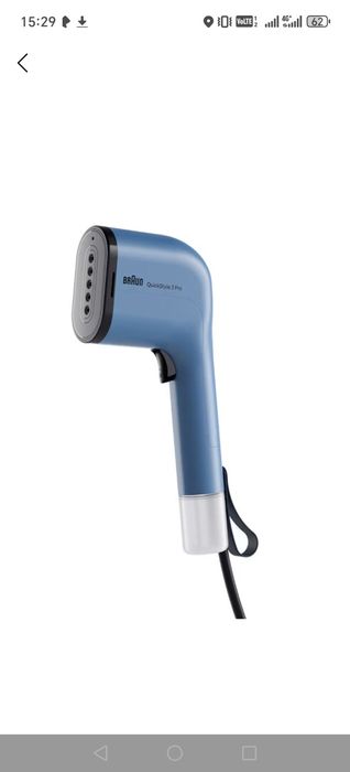 Отпариватель Braun GS3024BL | Удобный и мощный для одежды