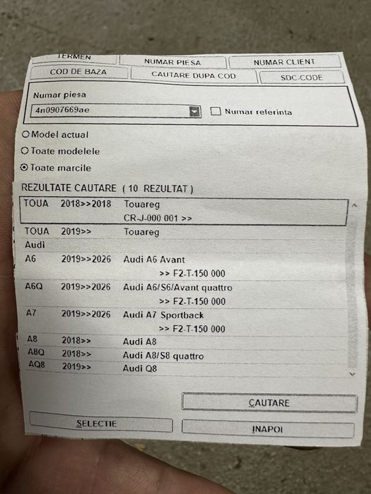 Senzor radar audi vw .cod:4N0907669.AE.