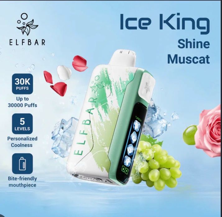 Promoție Vape 40.000 Puffs Reglaj Gheata Display Reincarcabil