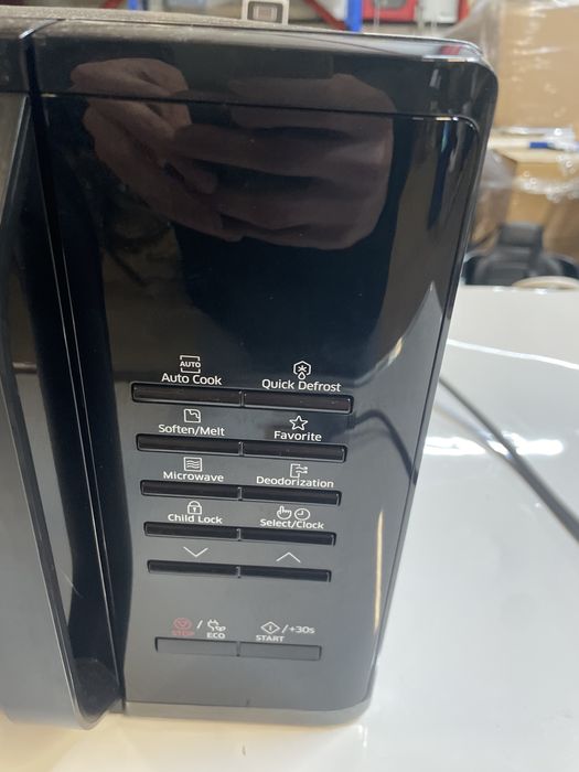 Cuptor cu microunde, Samsung, Ceramic Inside, 800W, 23L, Negru