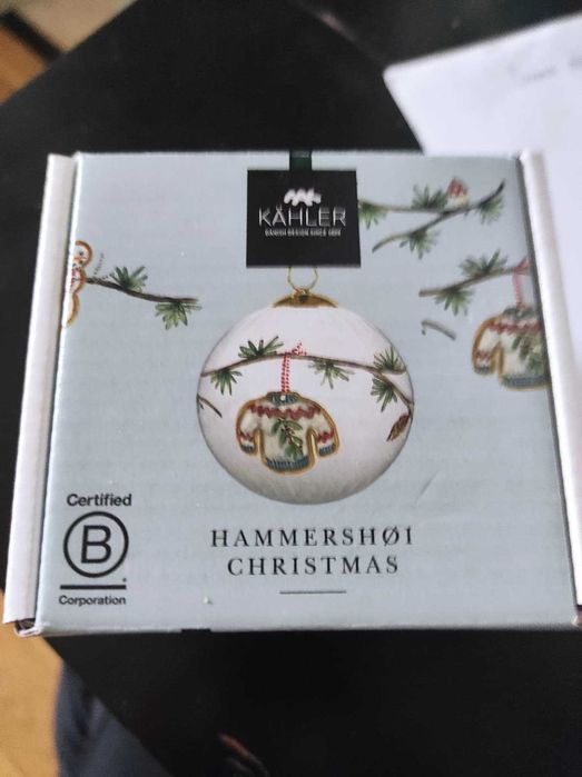 Glob de Crăciun din portelan Hammershøi Christmas