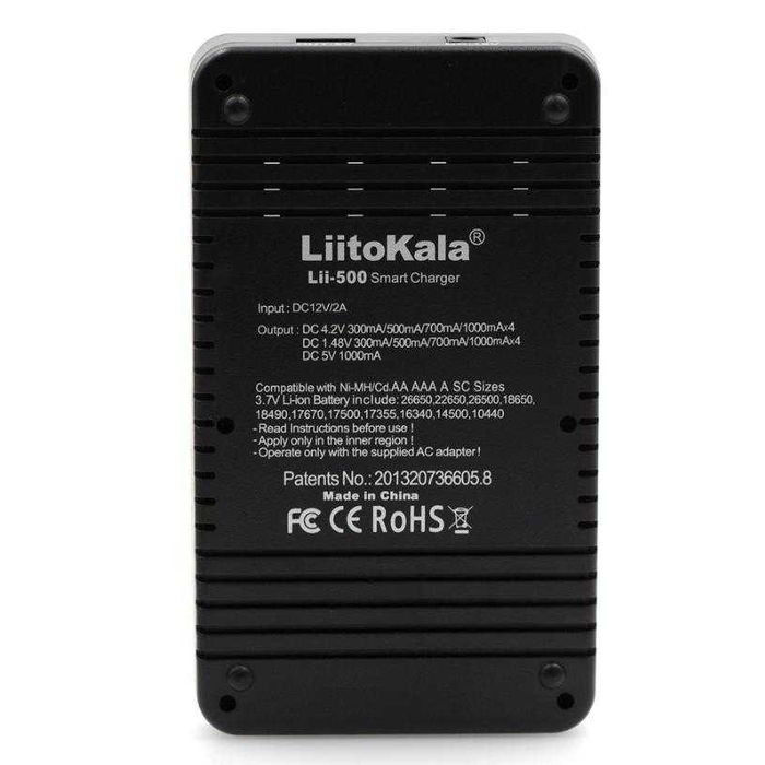 Смартфон LiitoKala Lii-500 Engineer ОРИГИНАЛ Най-умното Зарядно Професионално Смарт 26650 22650 26500 18650 17500 17355 16340 14500 10440 Ni-Mh Ni-Cd