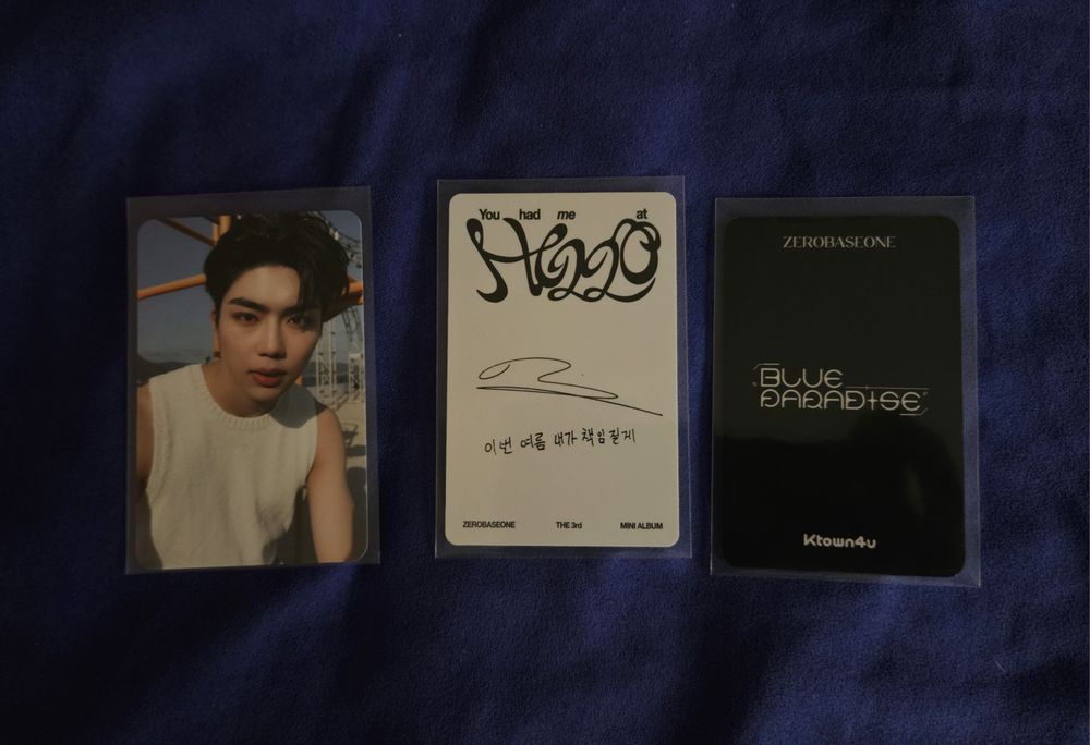 Kpop картички (POB) Zerobaseone (ZB1)