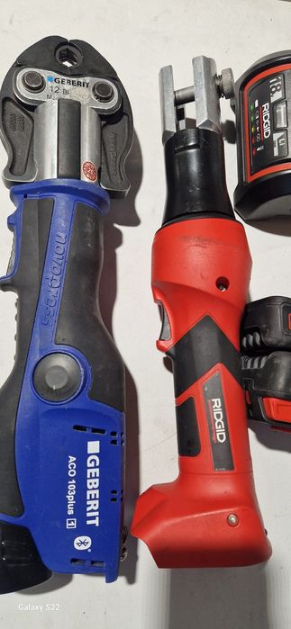 Geberit ,Ridgid presa pentru sertizari