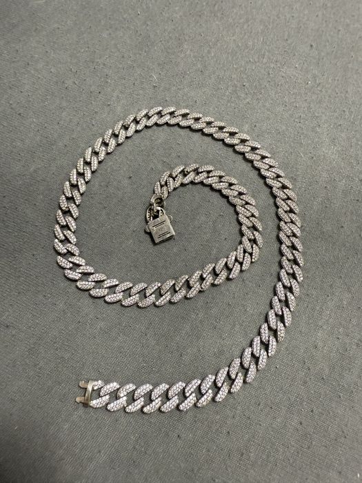 Colier cuban argint 925