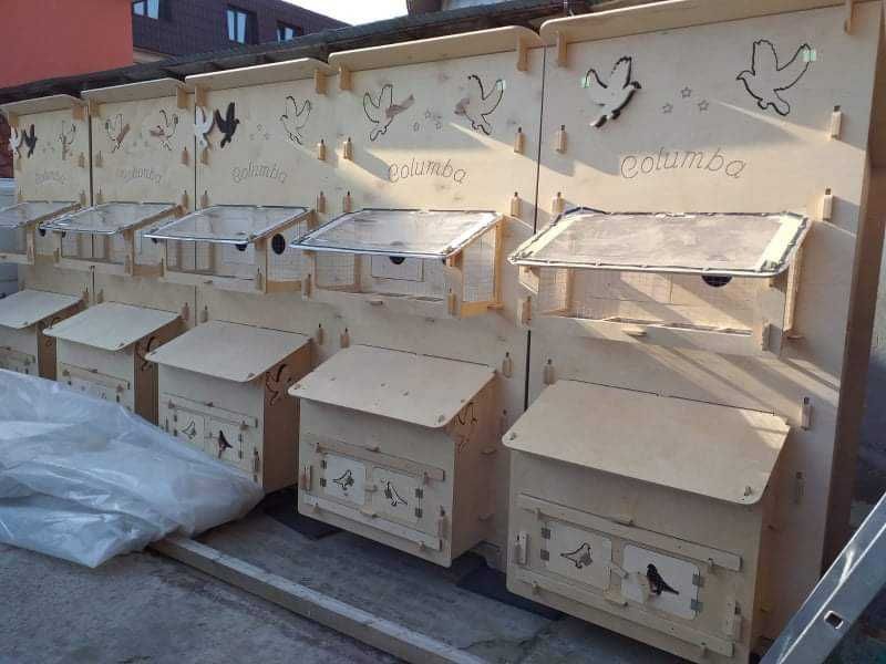 Voliere porumbei, nefolosite.