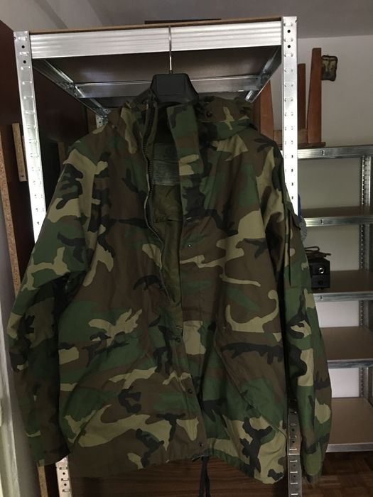 Parka geaca camuflaj gore-tex ca noua army pădure