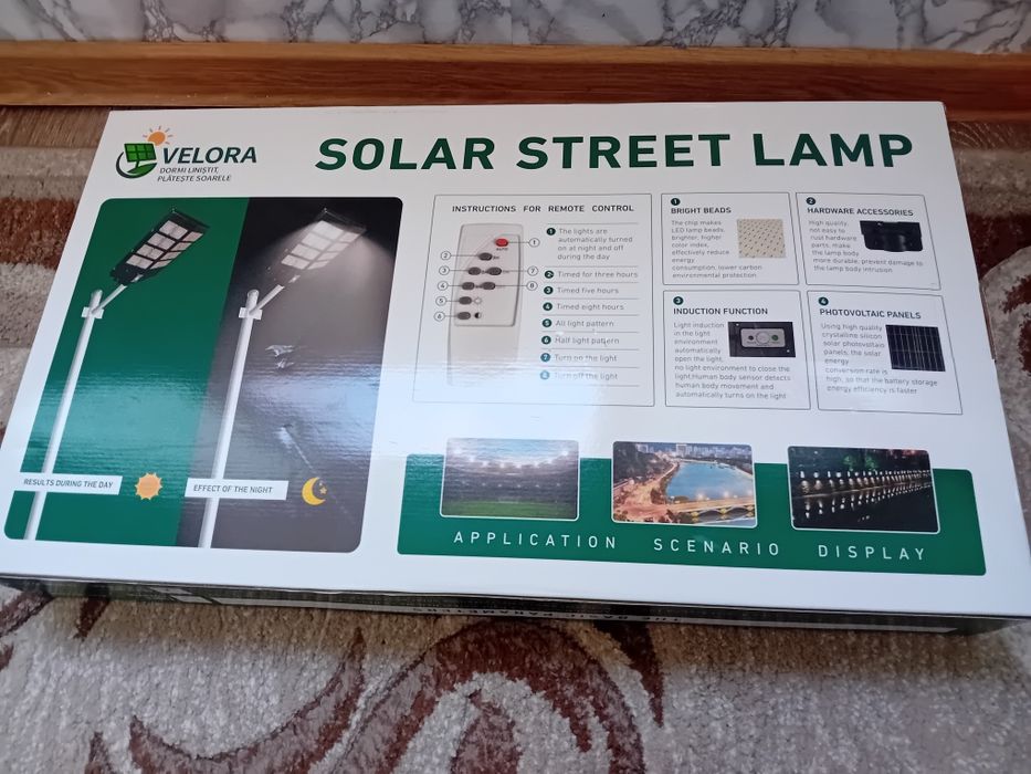 Lămpi solare de 1000 și 800 wați