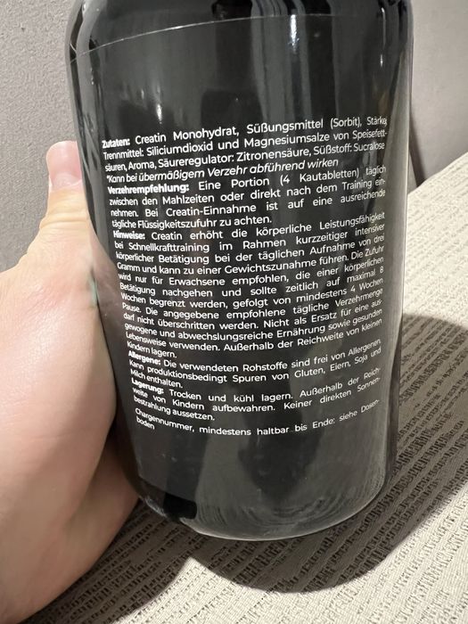 Creatină Monohidrată Masticabilă - Super Preț!