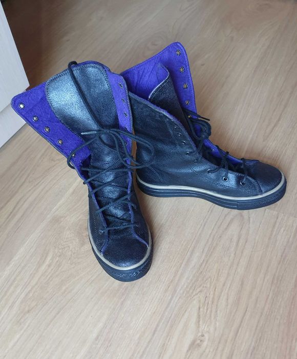 Ghete piele 37 stare f. buna, fabricate in Italia