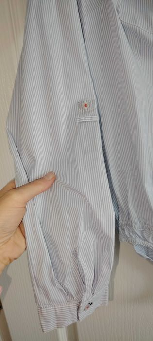 Боди риза на синьо рае