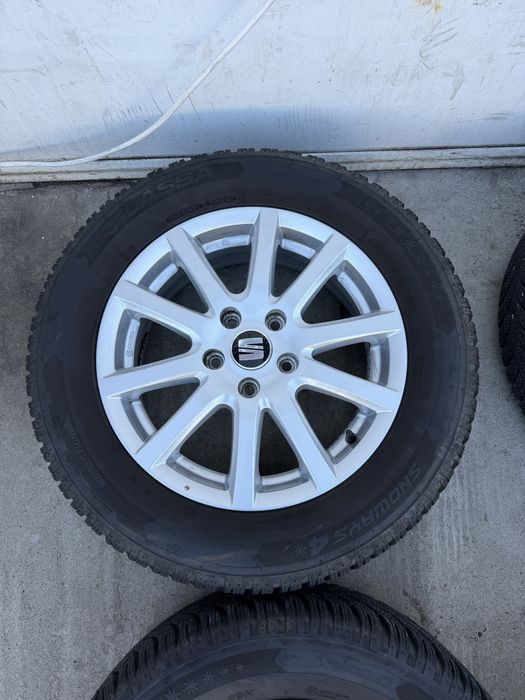 Jante Aluminiu Seat Ateca Anvelope Iarna  215 60 16