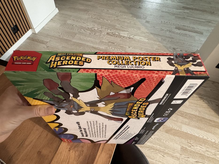 Pokemon TCG Ascended Heroes premium poster collection Lucario