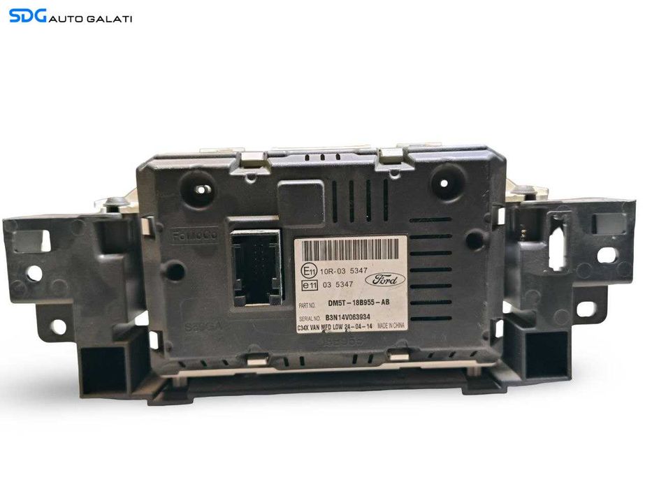 Display Ecran Afisaj de la Radio CD Player Ford Focus 3 2010 - 2015 Cod DM5T-18B955-AB [LS0696]