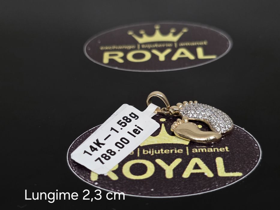 Bijuteria Royal: Pandantiv aur 14k/1.58 gr