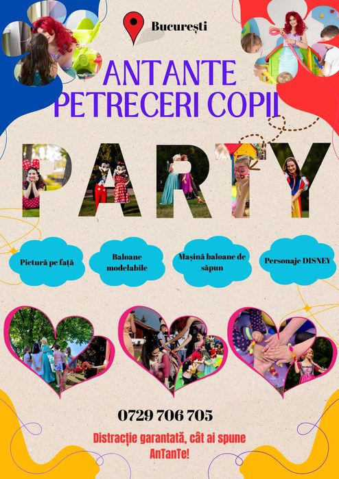 Super animatori Petreceri pentru copii