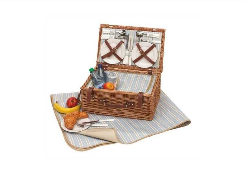 Cos picnic Bremen Madison Park, 4 persoane, elegant, patura inclusa, 46 x 30 x 21 cm