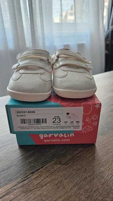Adidasi Garvalin, Alb, marimea 23 EU