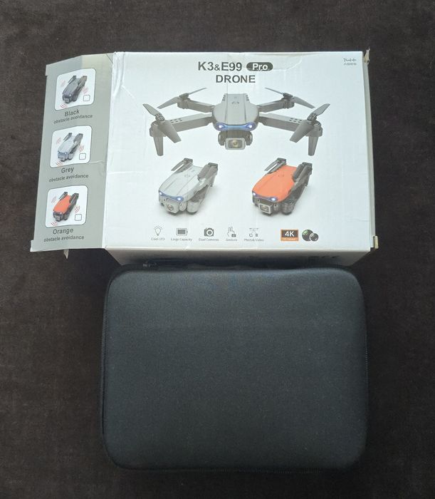 K3 4K PRO дрон - 4K камера, 150 м разстояние, сгъваем, стабилен полет, дистанционно управление, чанта