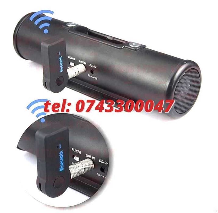 Auxiliar Bluetooth Auto Receiver Cu Microfon