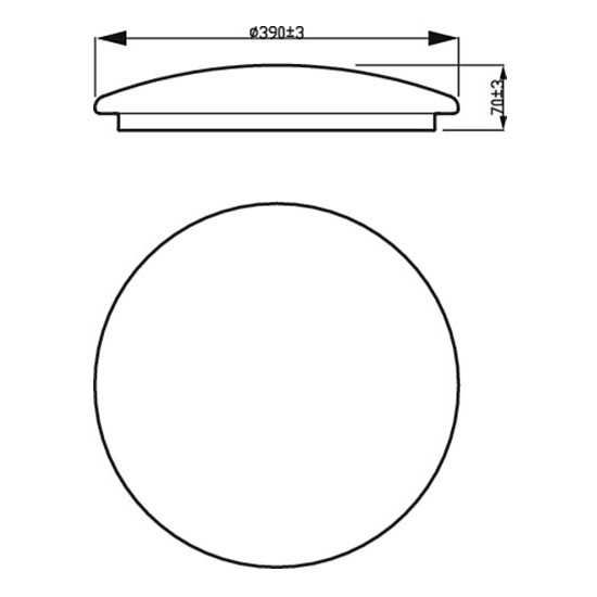 Plafoniera LED Philips Moire CL200, alba, consum 20W, lumina neutra 4000k, flux luminos 2300lm. ca noua