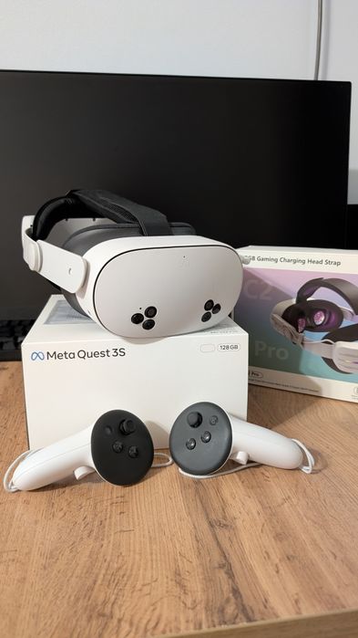 Meta Quest 3s 128gb + крепление для головы