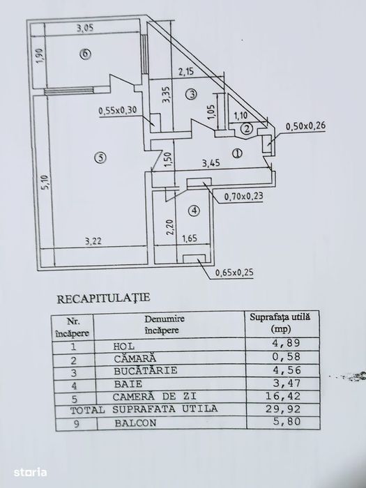 Vând garsonieră confort 1 - Tecuci - Galați