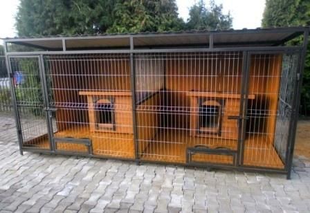 Шикарный вольер с будкой в Ташкенте.