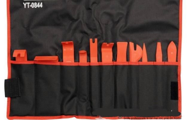 Set leviere tapiterie fete de usi auto 11 piese