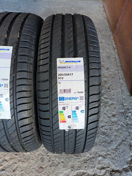 2 Нови летни гуми 205/55R17 Michelin Primacy 4+ 91V made in Germany