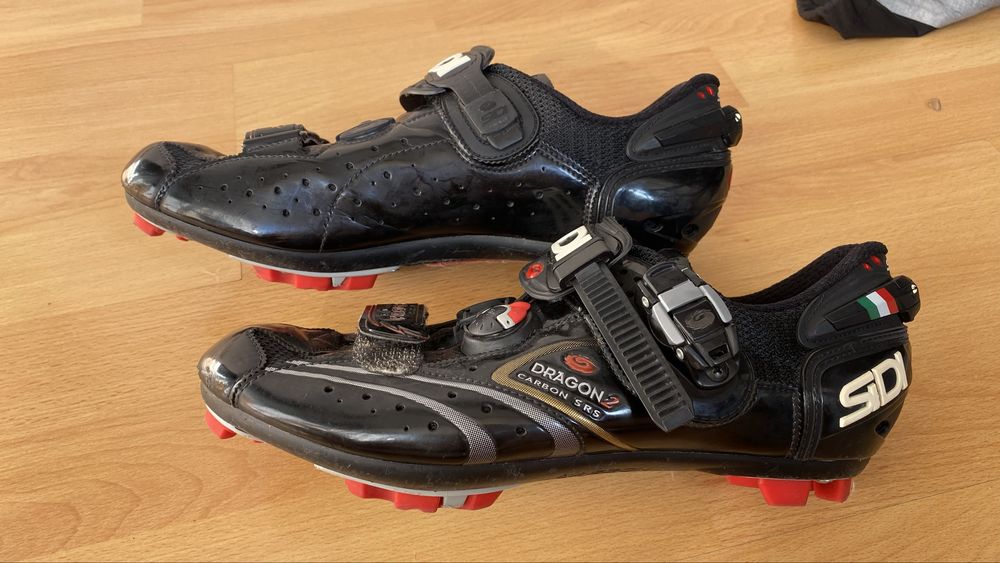 pantofi Sidi Dragon 2 SRS Carbon nr. 44 27cm CX MTB Gravel