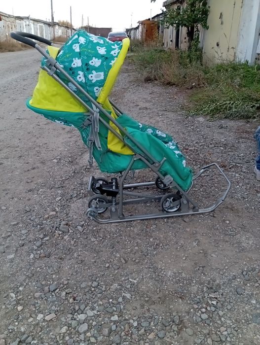 Продам коляску санки