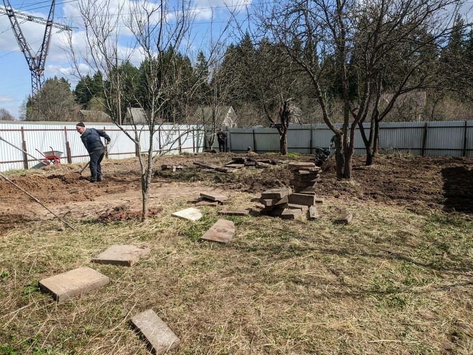 Уборка чистка земли