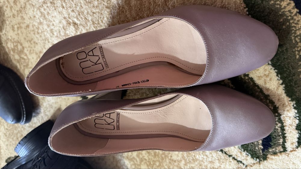 Кожаный турецкий туфли