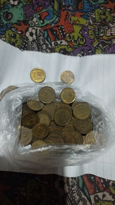 Старые монет, рубли копейки сум тийин