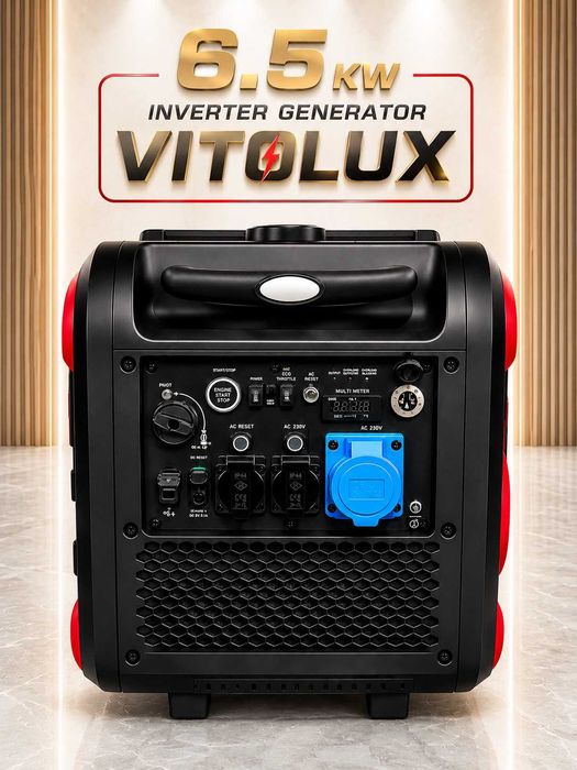 6,5 KW Инверторни Генератори с Дистанционно, USB и пълна Автоматика