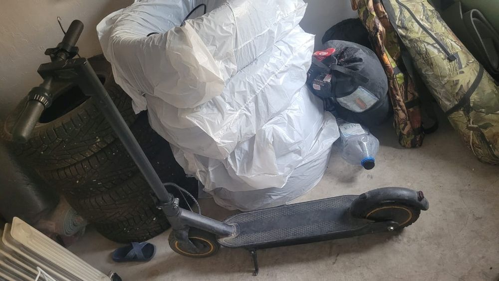 Электро сомакат на ходу