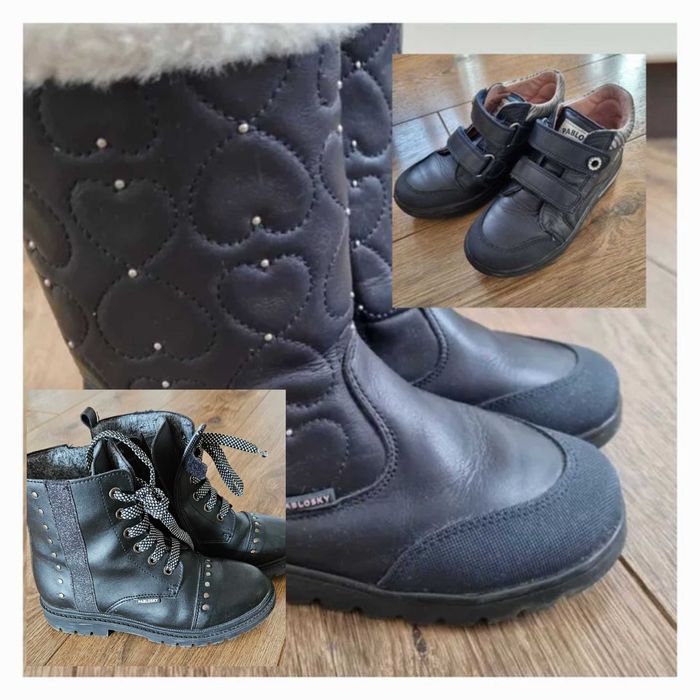 Осенние сапожки р.28, Ботинки р.31, 33, 35 Pablosky за каждую 7000 тг