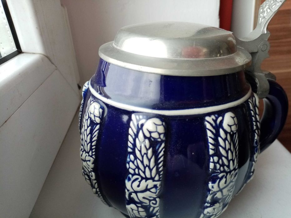 Halbă, cu capac zinc, perfect estetică și funcțională, stantata Merzi