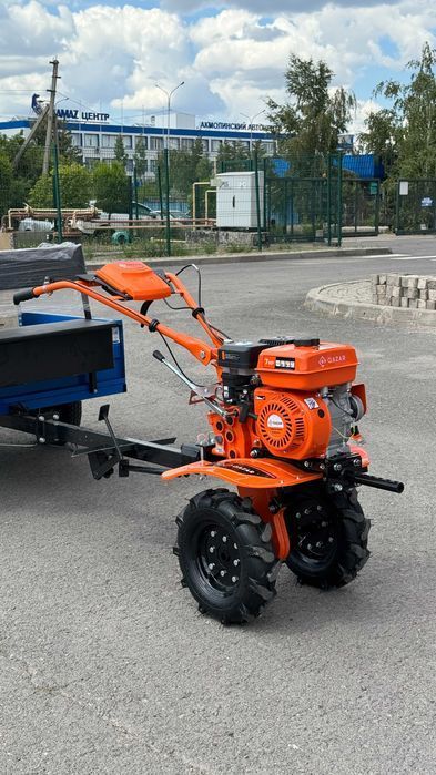 Бензиновый мотоблок QAZAR Для обработки земель Мотокультиватор
