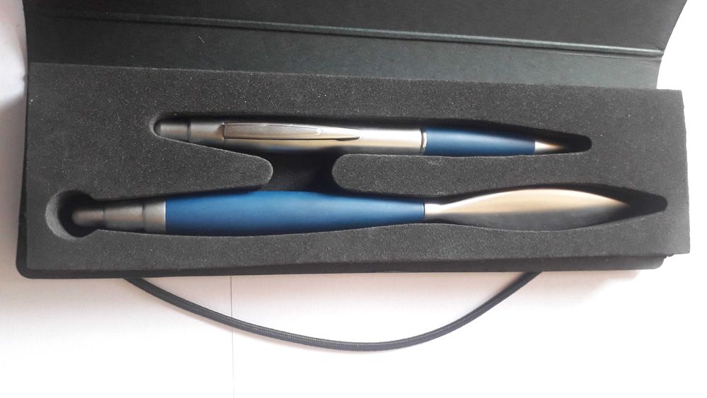 нож и химикалка метал, луксозен комплект от Германия