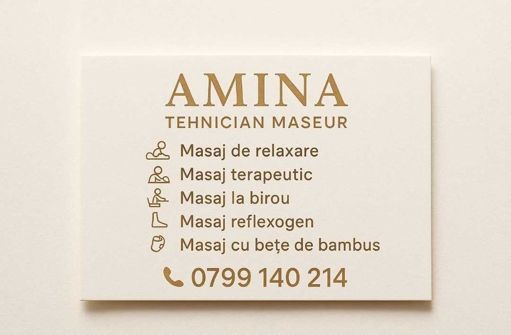 Masaj la domiciliu !