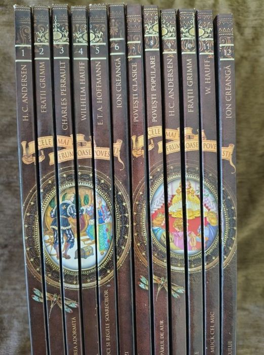 Toate cele 12 volume din seria ,,Cele mai frumoase povesti"