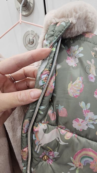 Зимняя куртка next для девочки 5-ти лет
