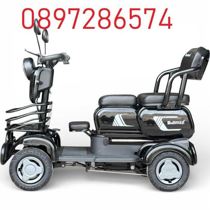 Триместна електрическа четириколка Fullmax C4, 1500W, 48v/20Ah