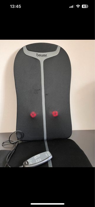Husa / Scaun de masaj Beurer MG 205 Shiatsu negru