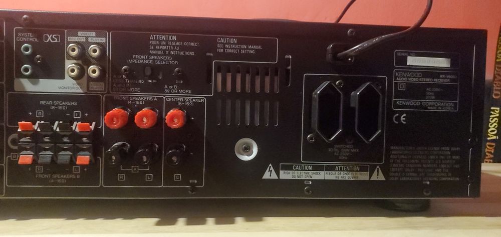 Amplificator audio/Video Kenwood 5 Chanel 100W cu telecomandă original